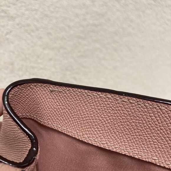 Coach Minetta Crossbody Shoulder Bag Convertible Petal Pink Pebble Leather EUC - Picture 11 of 15